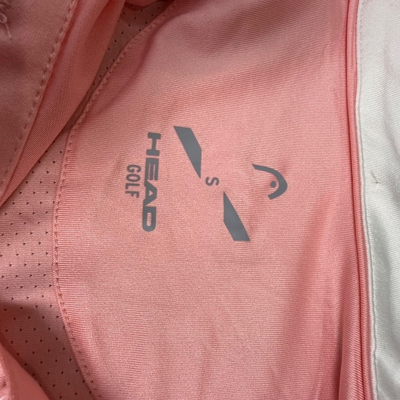 Head Golf Women's Classic Sleeveless Polo Dress, Orange/Cream, Size S NWT - Picture 6 of 10